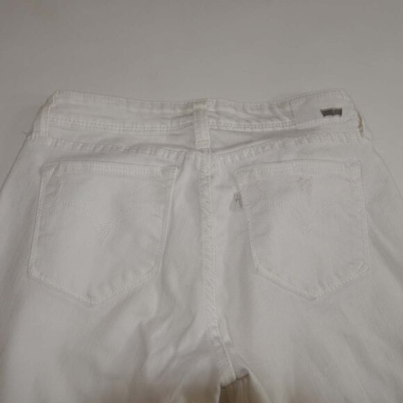 Levi's Women's Bold Curve Skinny Jeans Size 29 Low Rise White 30" Inseam Denim - Picture 7 of 7